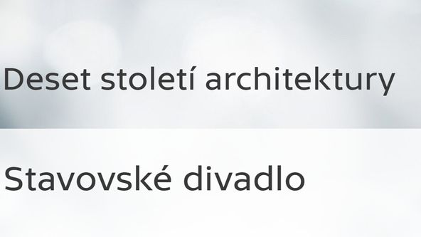 Deset století architektury
