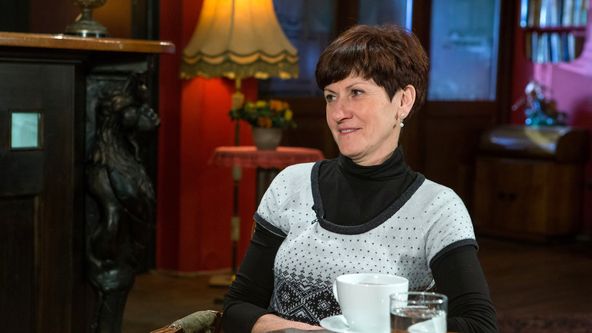 Na plovárně s Květou Jeriovou-Peckovou