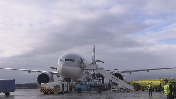 Nákladní kolosy v oblacích