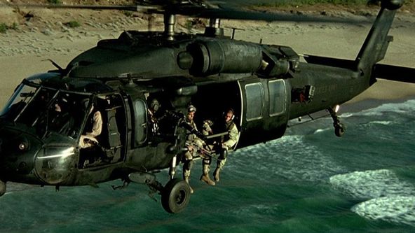 Černý jestřáb sestřelen