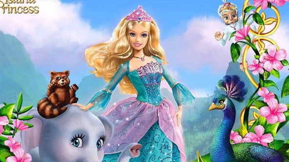 Barbie jako princezna z ostrova