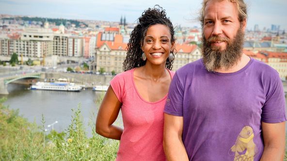 Provazochodkyně nad Prahou