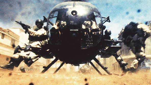 Černý jestřáb sestřelen