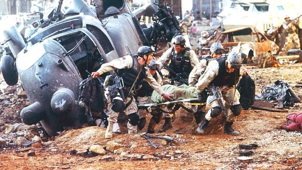 Černý jestřáb sestřelen