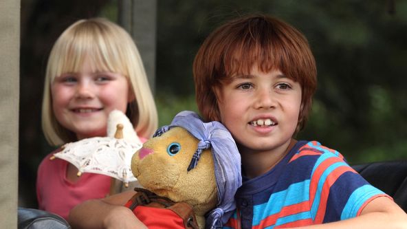 Karsten a Petra na Safari