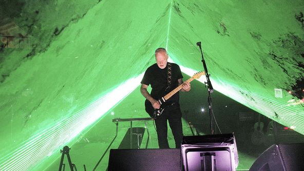 David Gilmour v Pompejích