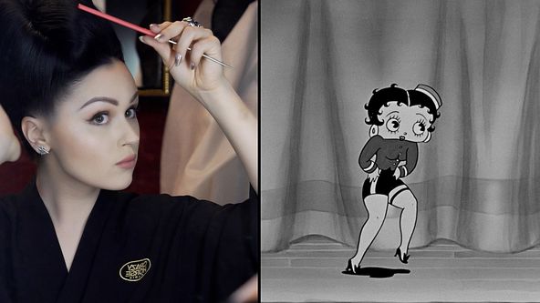 Betty Boopová, (z)malovaná kráska