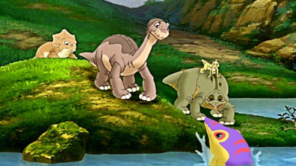 Země dinosaurů 9: Putování za velkou vodou