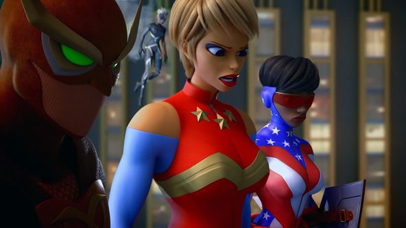 Kouzelná Beruška a Černý Kocour: New York, Spojení Hrdinové