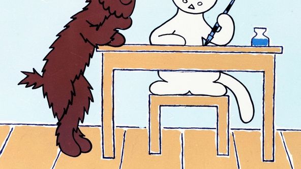 Jak pejsek s kočičkou psali psaní