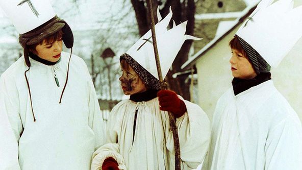 Krakonoš a lyžníci