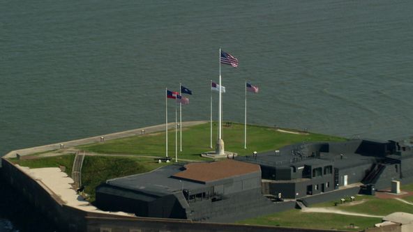 Americké pobřeží z výšky