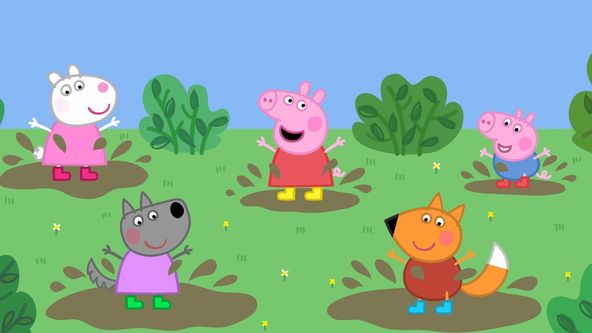 Prasátko Peppa a zlaté holínky