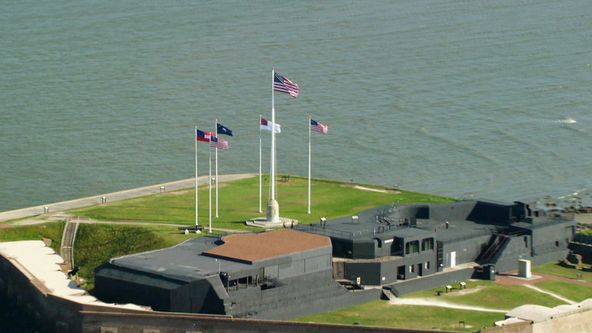 Americké pobřeží z výšky