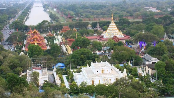 Barma - Rangún, Mandalaj a královská města