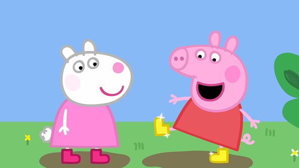 Prasátko Peppa a zlaté holínky